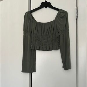 Olive Green Top